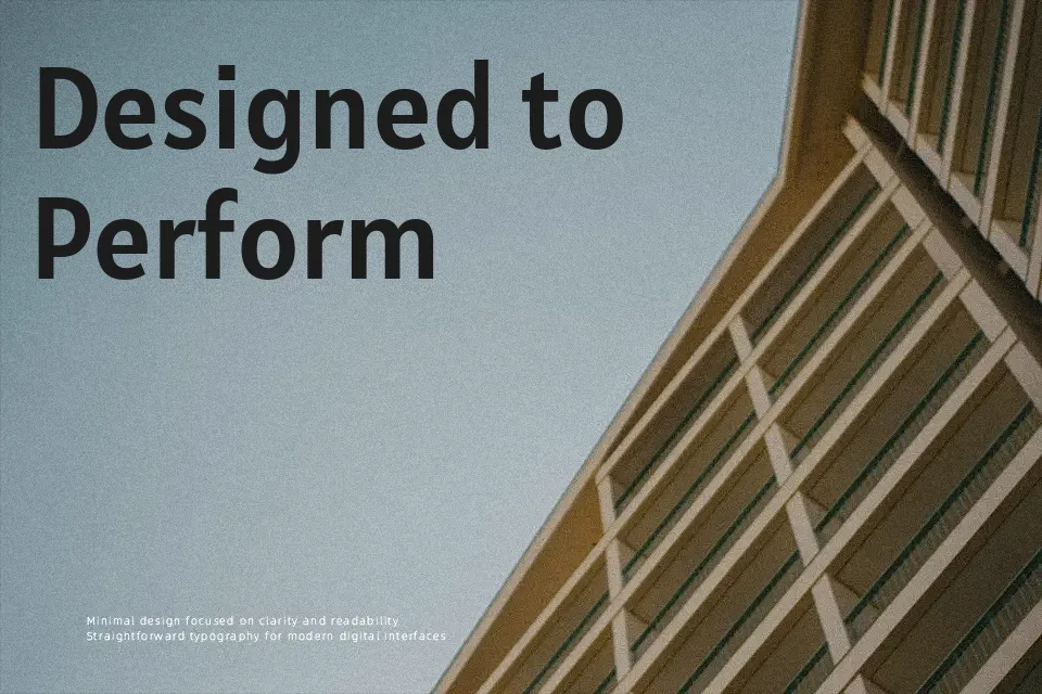 Alatsi Font Font Preview for Calm UI Design