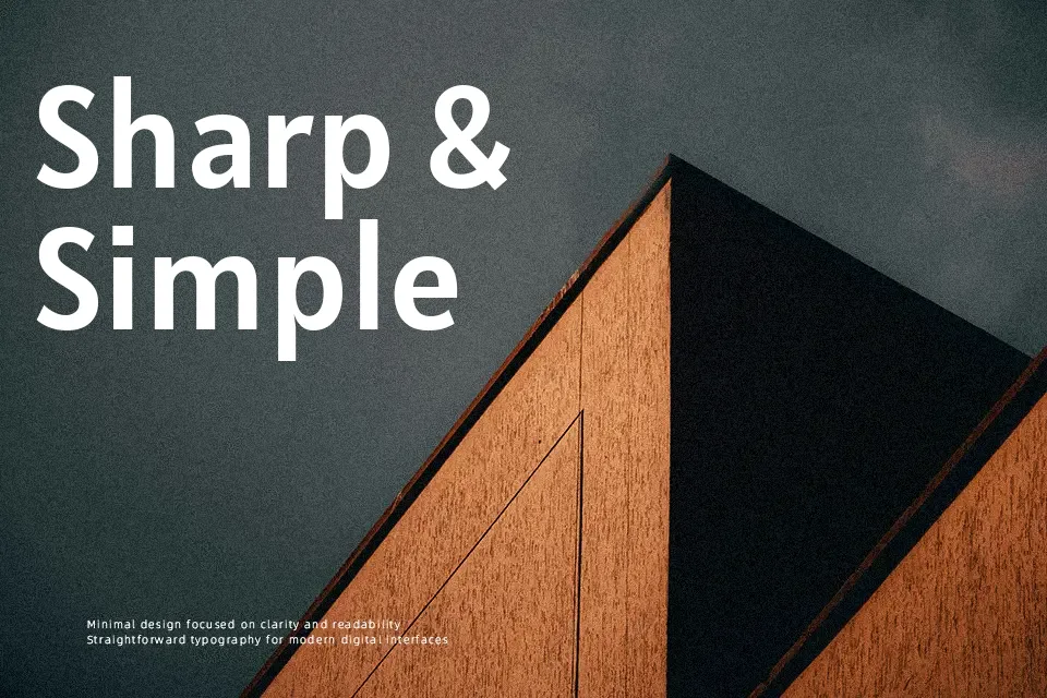Alatsi Font Font Preview for Minimal Website