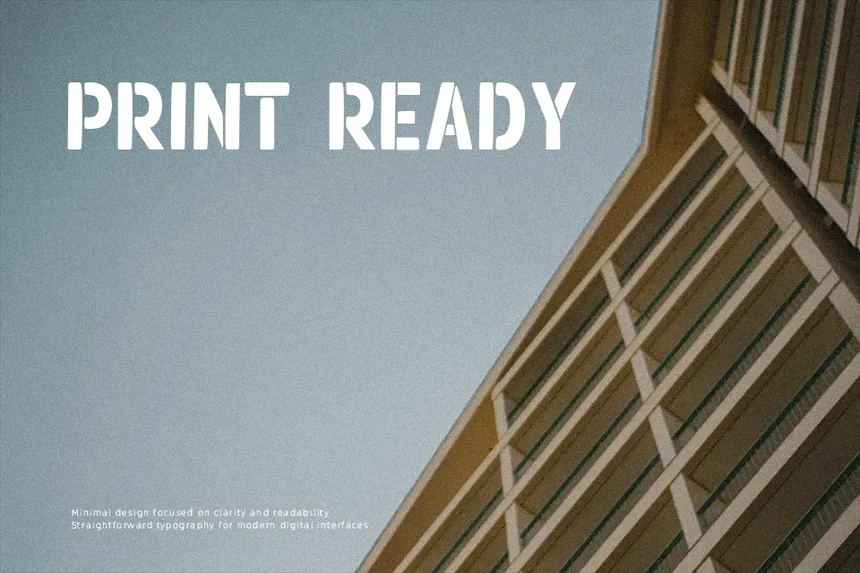 Alberto Stencil Font Font Preview in Latin