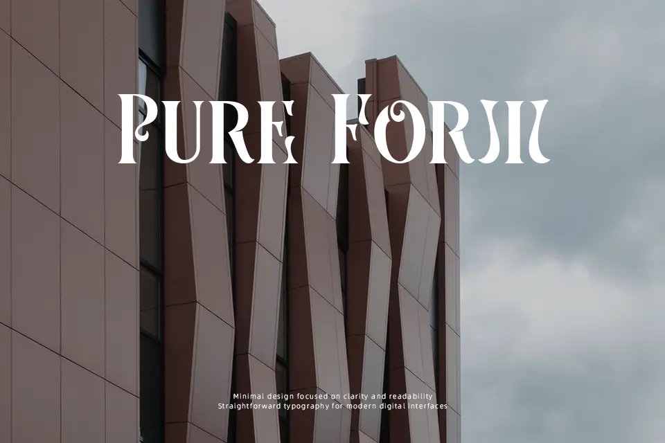 Albrega Changes Font Decorative Font Preview for Editorial