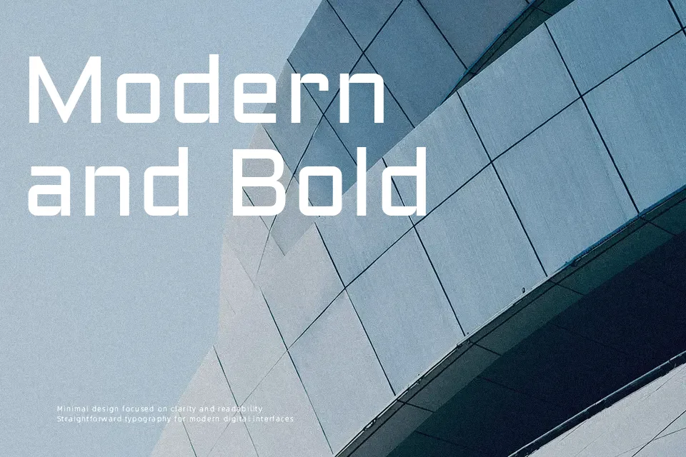 Aldrich Font Geometric Font Preview for Headline