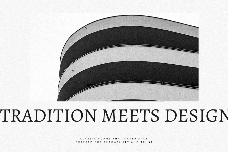 Alegreya SC Font Font Preview for Vintage Poster