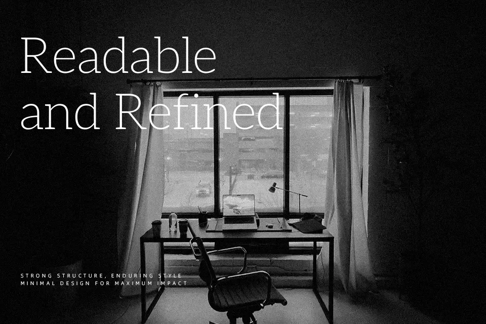 Aleo Font Serif Font Preview for Website