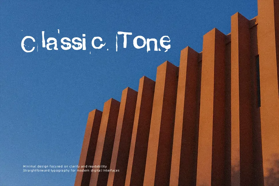 Alexandras Stempelkasten Font Font Preview for Dark Advertising