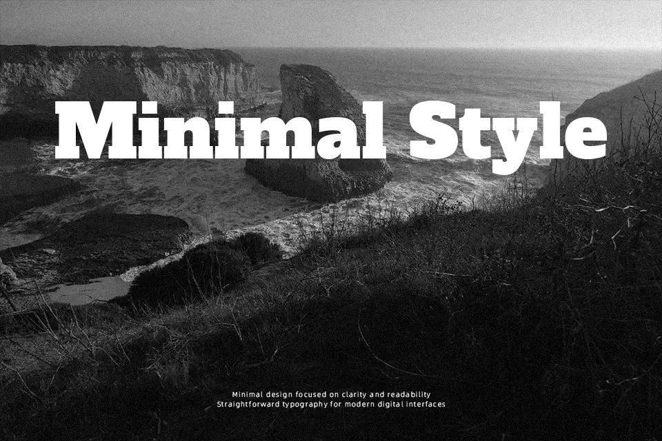 Alfa Slab One Font Font Preview for Logo