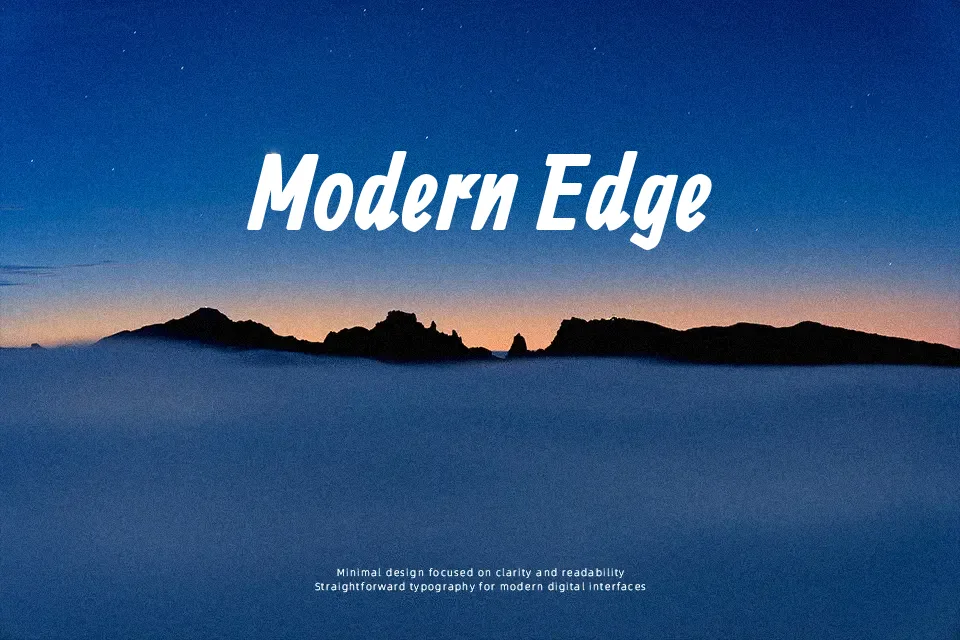 Allan Font Font Preview for Creative Advertising