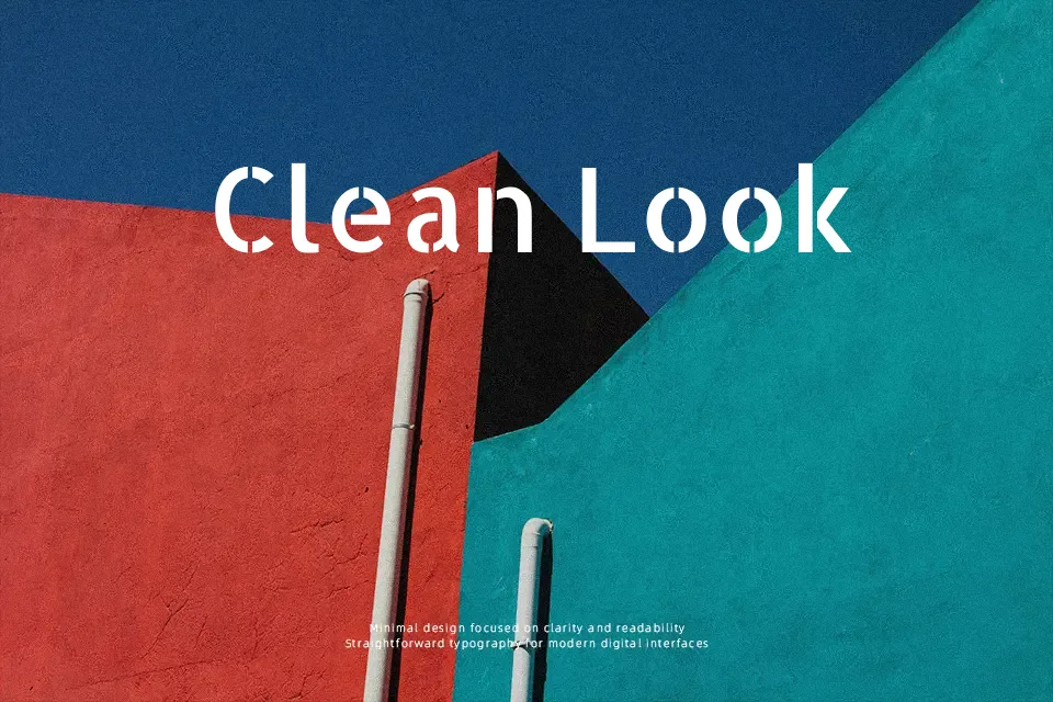 Allerta Stencil Font Sans Serif Font Preview for Branding