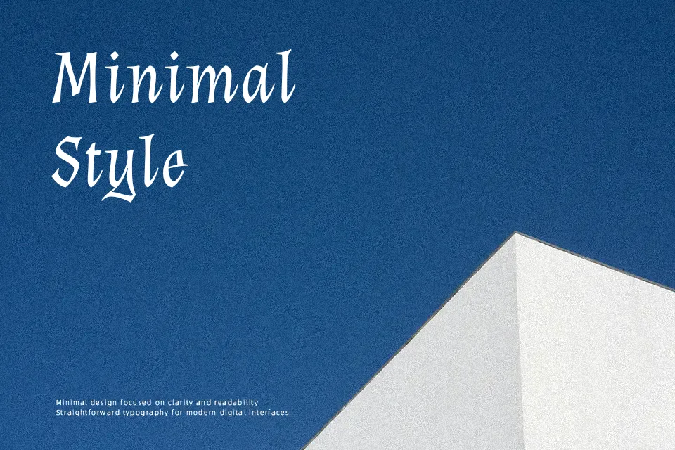 Almendra Font Serif Font Preview for Website