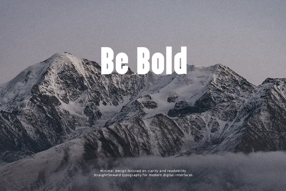 Almonte Font Font Preview for Dark Mood