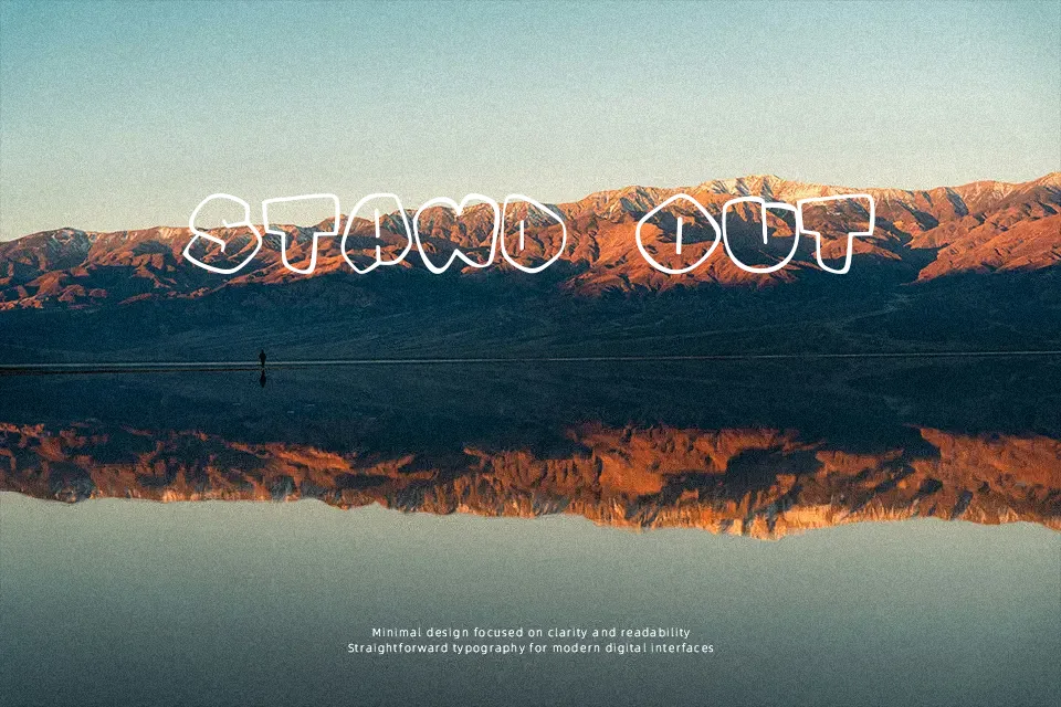 Alpha Street Font Font Preview for Artistic Poster