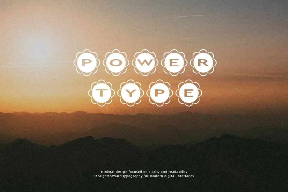 AlphaShapes flowers Font Font Preview for Artistic Mood