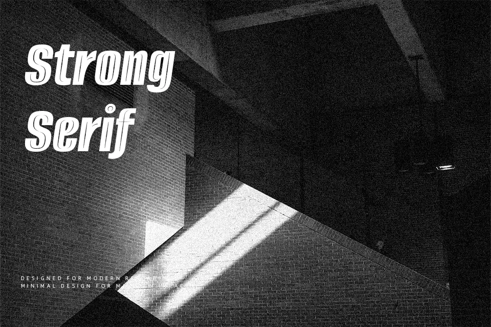 Alumni Sans Inline One Font Font Preview in Latin