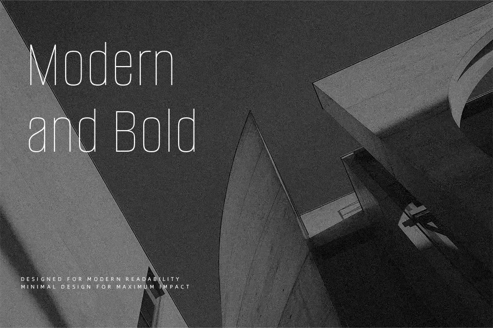 Alumni Sans Pinstripe Font Font Preview for Logo