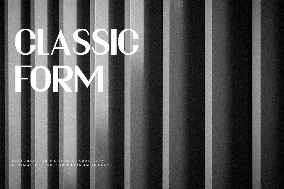 Alyshen Font Font Preview for Retro Mood