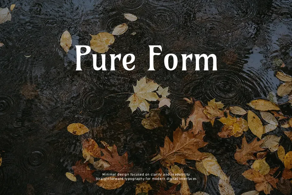 Amarante Font Font Preview for Poster