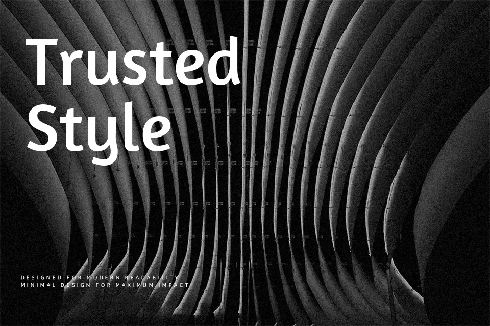 Amaranth Font Font Preview for Modern Logo