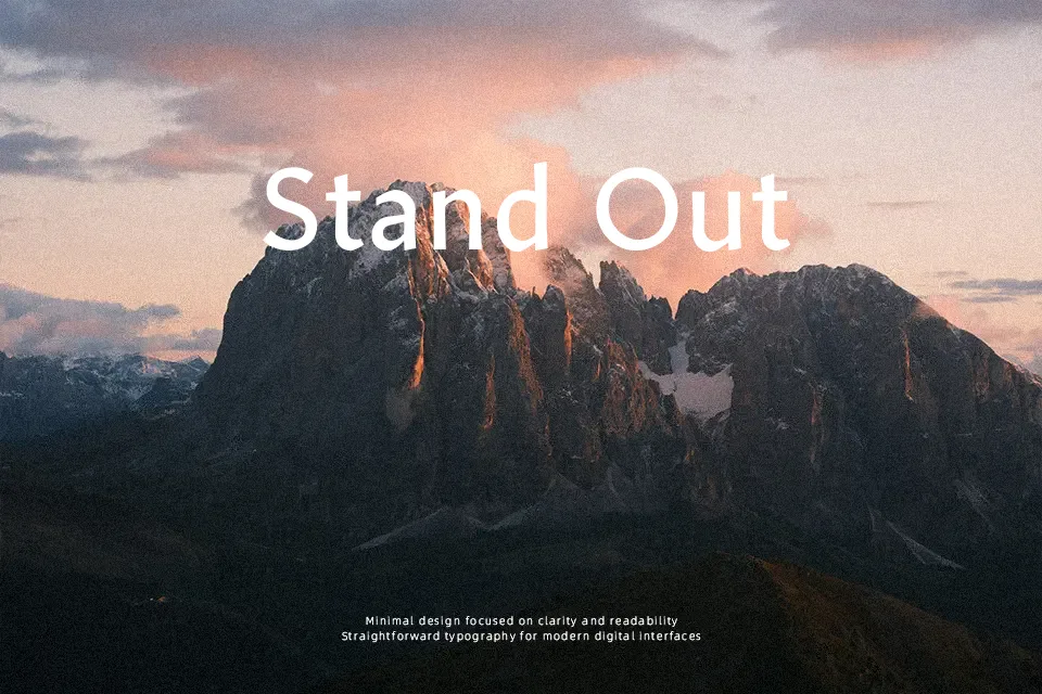 Amarna Font Sans Serif Font Preview for Website