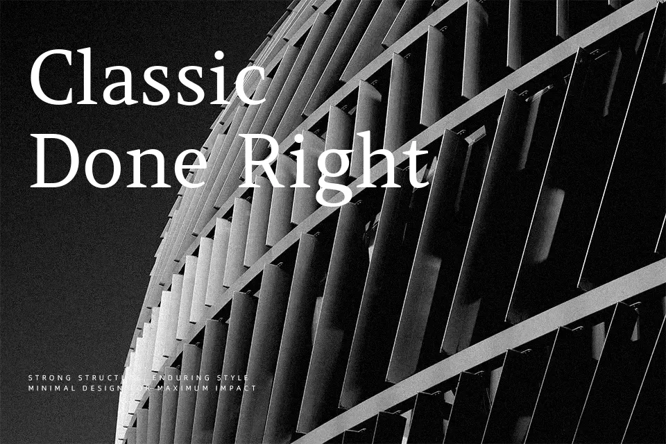 Amethysta Font Serif Font Preview for Advertising