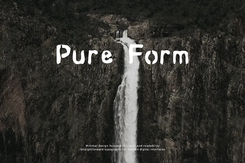 Analog Font Font Preview for Masculine Poster