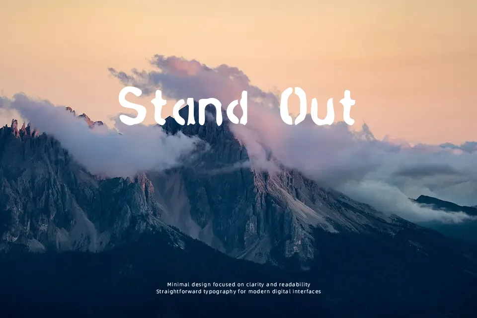 Analog Font Font Preview for Branding
