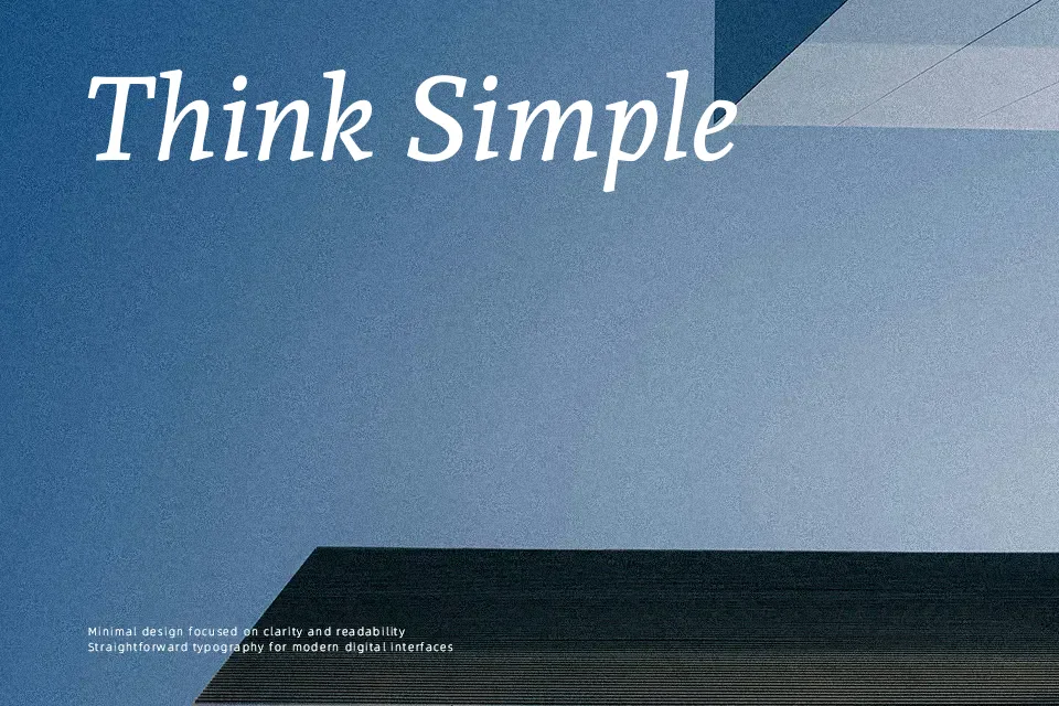 Andada Pro Font Serif Font Preview for Advertising