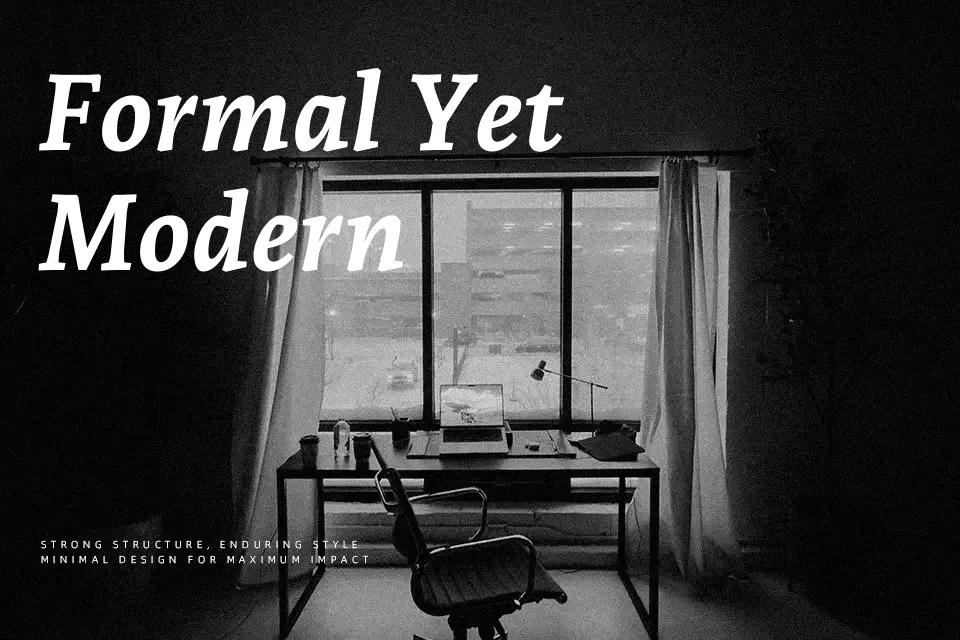 Andada Pro Font Serif Font Preview for Website