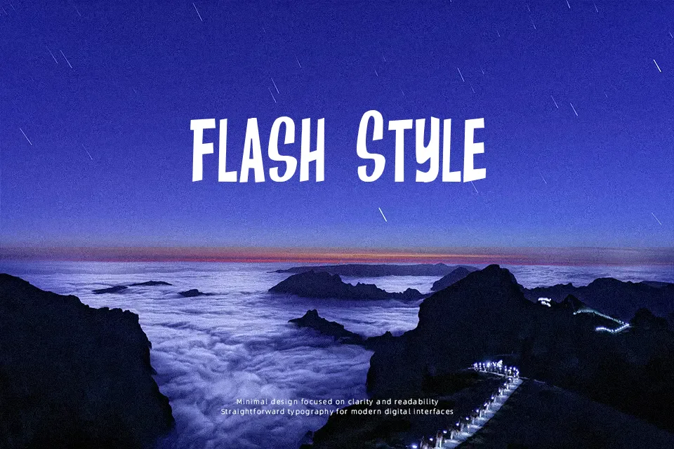Anderson Stingray Font Font Preview for Creative Film