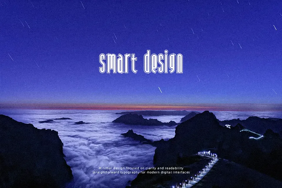 Andiron Outline Font Font Preview for Classic Mood