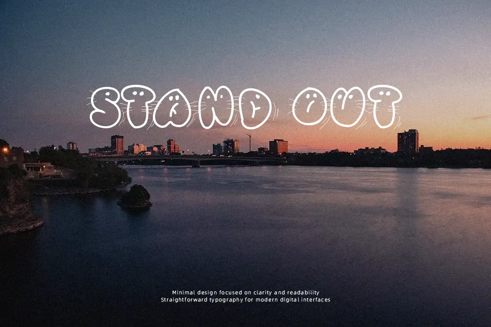 Animaletters Font Font Preview for Bold Social Media