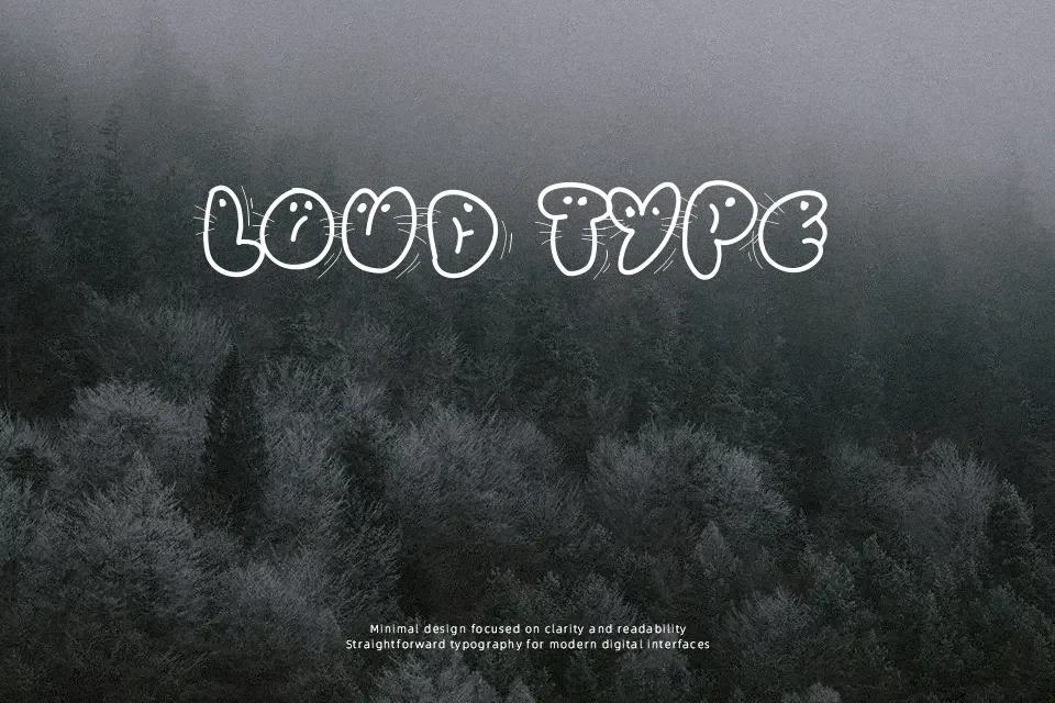Animaletters Font Display Font Preview for Poster