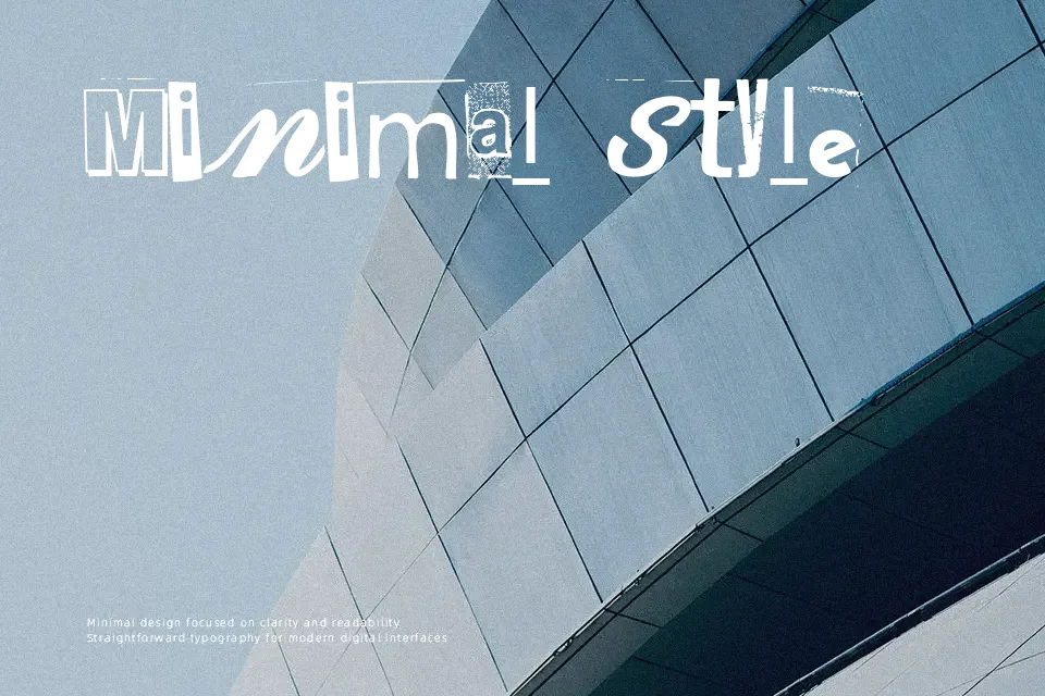 Anonymous Clippings Font Display Font Preview for Logo
