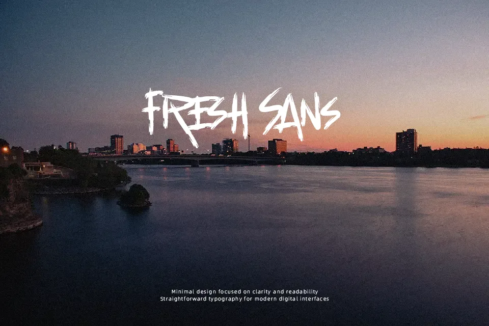 Antipathic Font Font Preview for Dynamic Poster