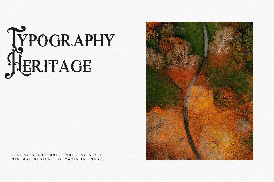 Antique Hunter Font Blackletter Font Preview for Branding