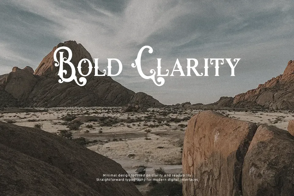 Antique Hunter Font Font Preview for Dramatic Packaging