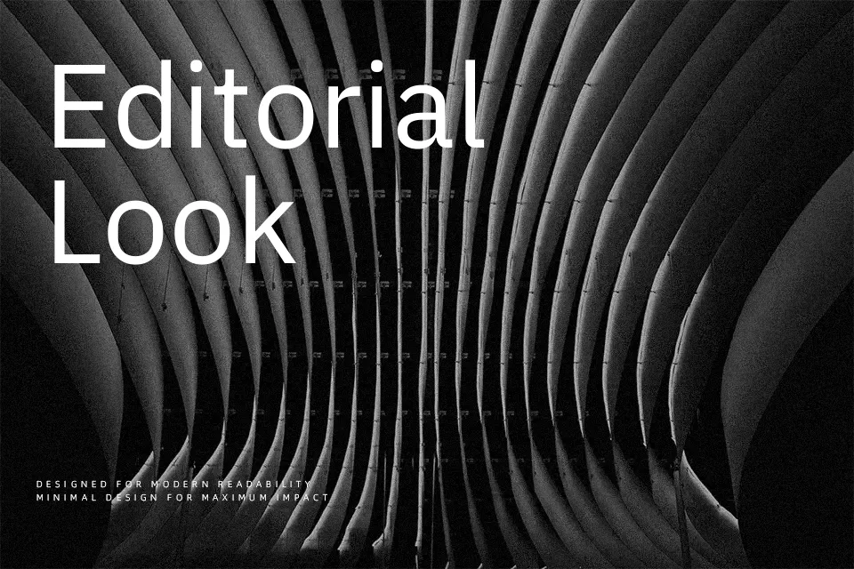 Anuphan Font Sans Serif Font Preview for Editorial