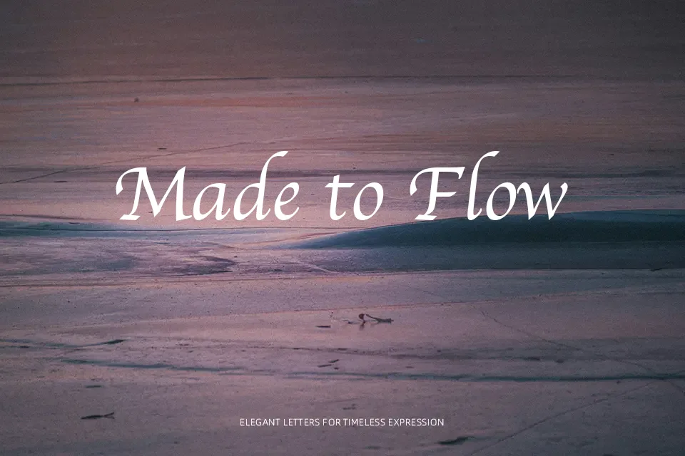 Apple Chancery Font Script Font Preview for Wedding