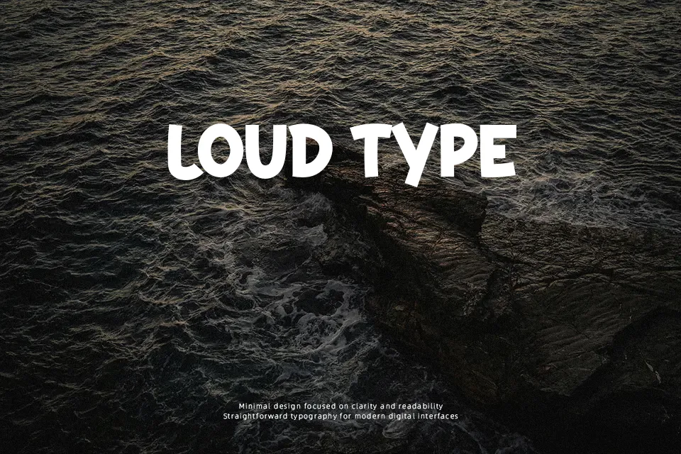 Aquatic Font Font Preview for Creative Poster