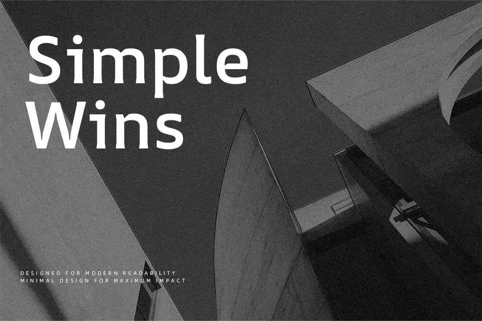 AR One Sans Font Geometric Font Preview for Headline