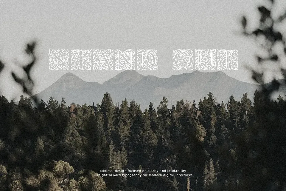 Arabesque Initialen Font Font Preview for Vintage Editorial