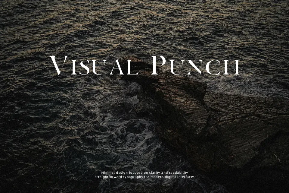Aranea Font Font Preview for Dark Headline