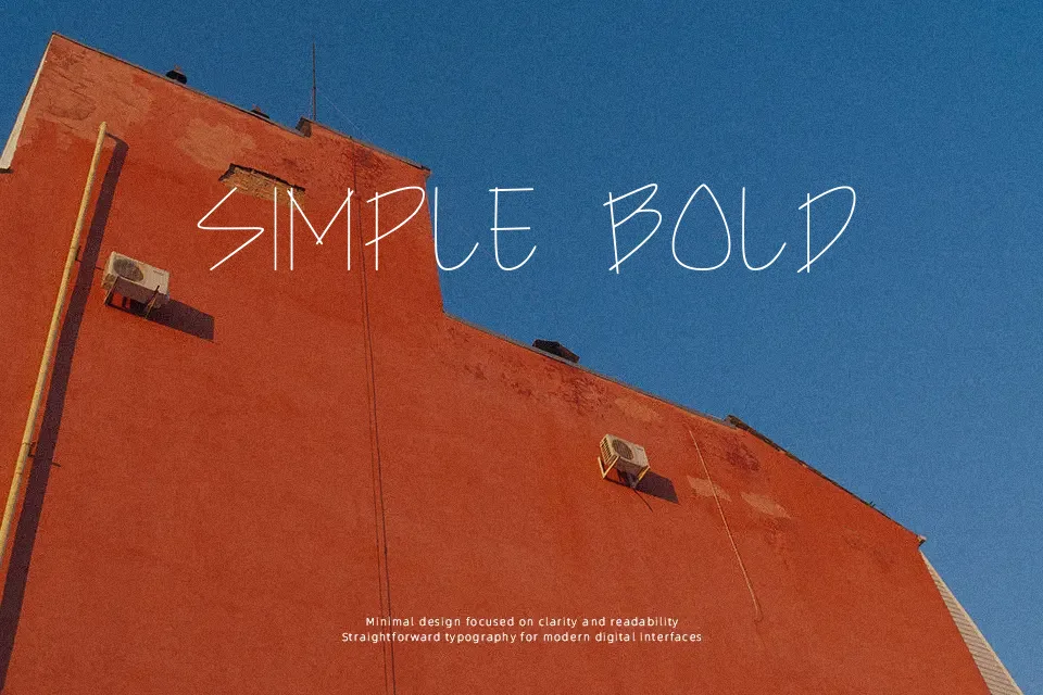 Architect’s Hand Font Font Preview for Creative Poster