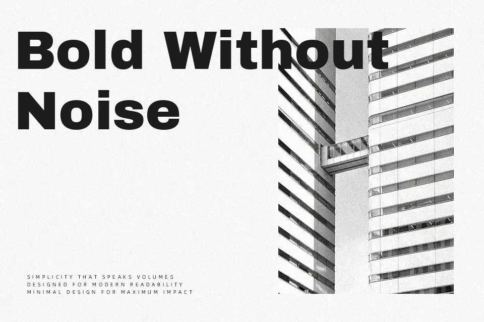 Archivo Black Font Font Preview for Advertising