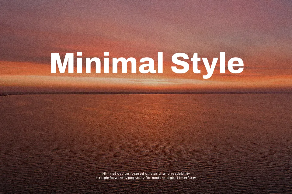 Archivo Font Font Preview for Poster