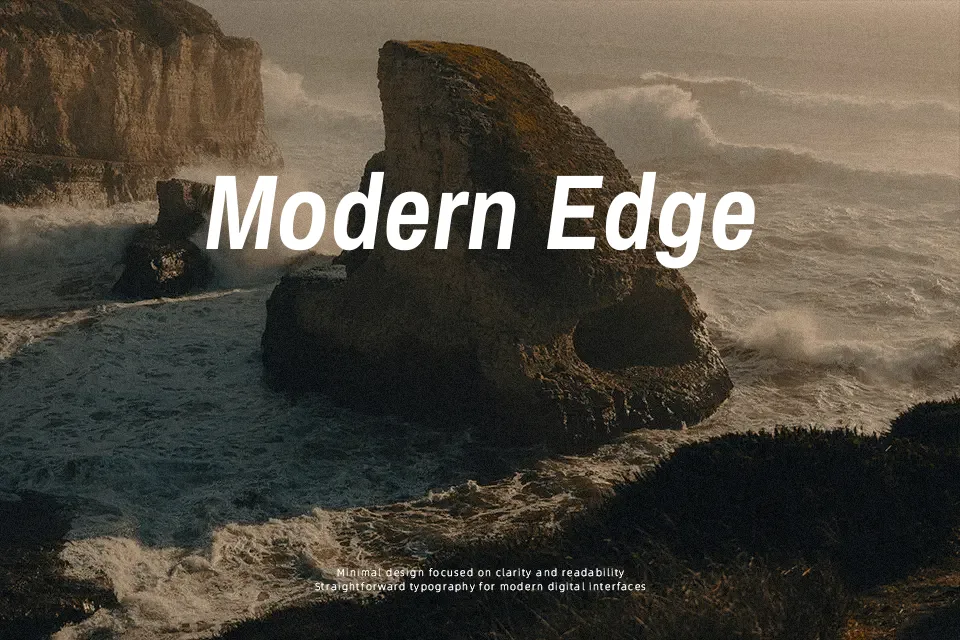 Archivo Narrow Font Font Preview for Clean Poster
