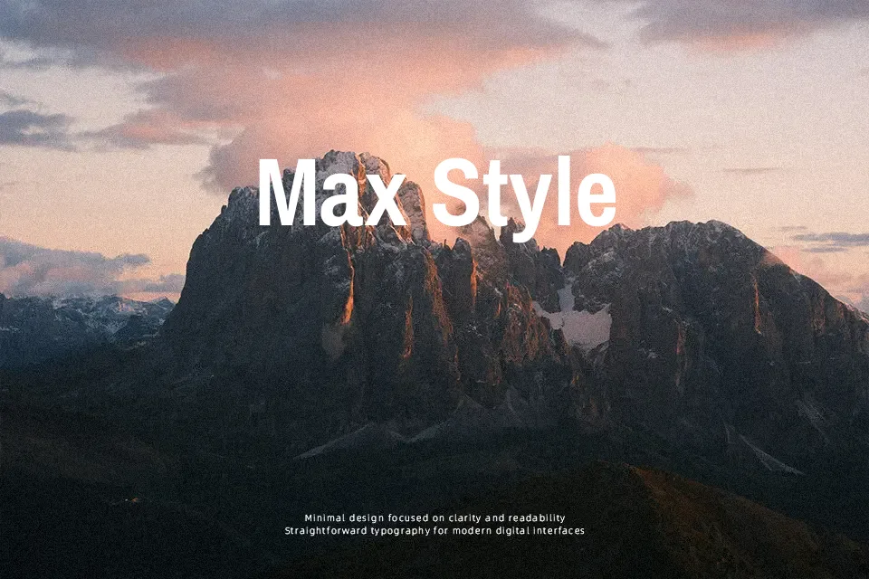 Archivo Narrow Font Font Preview for Poster