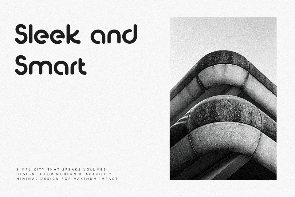 Aremat Font Geometric Font Preview for Social Media