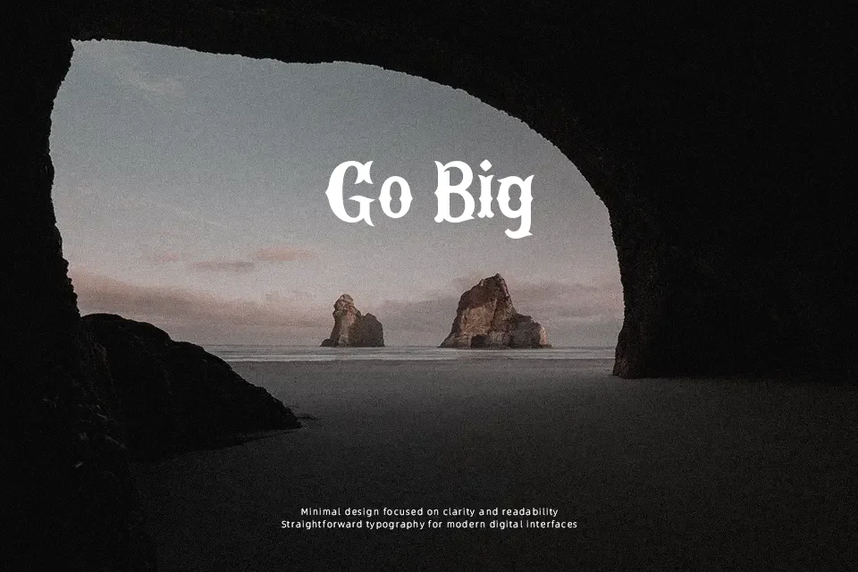 Arenosa BQ Font Font Preview for Western Packaging