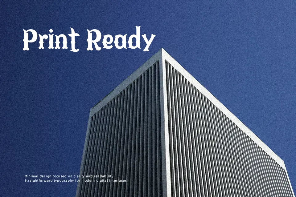 Arenosa BQ Font Font Preview for Advertising