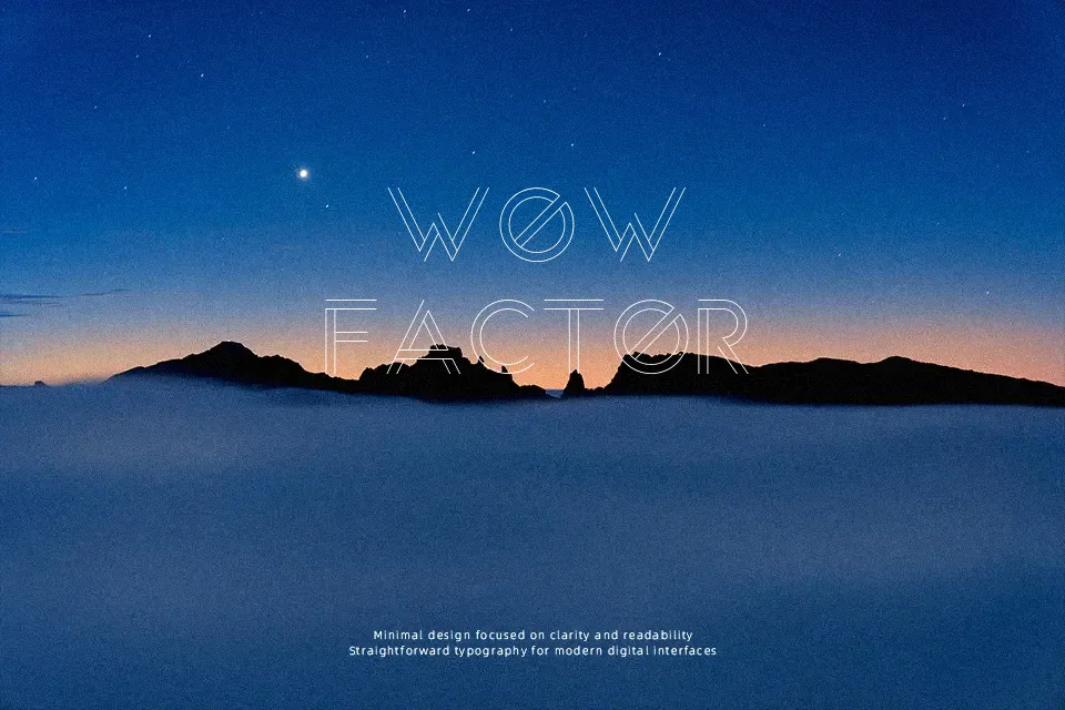 Arenq Font Font Preview for Futuristic Headline