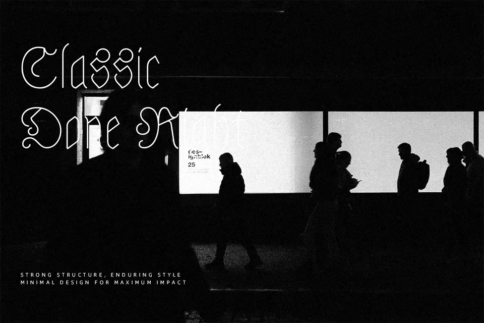 Astloch Font Blackletter Font Preview for Branding